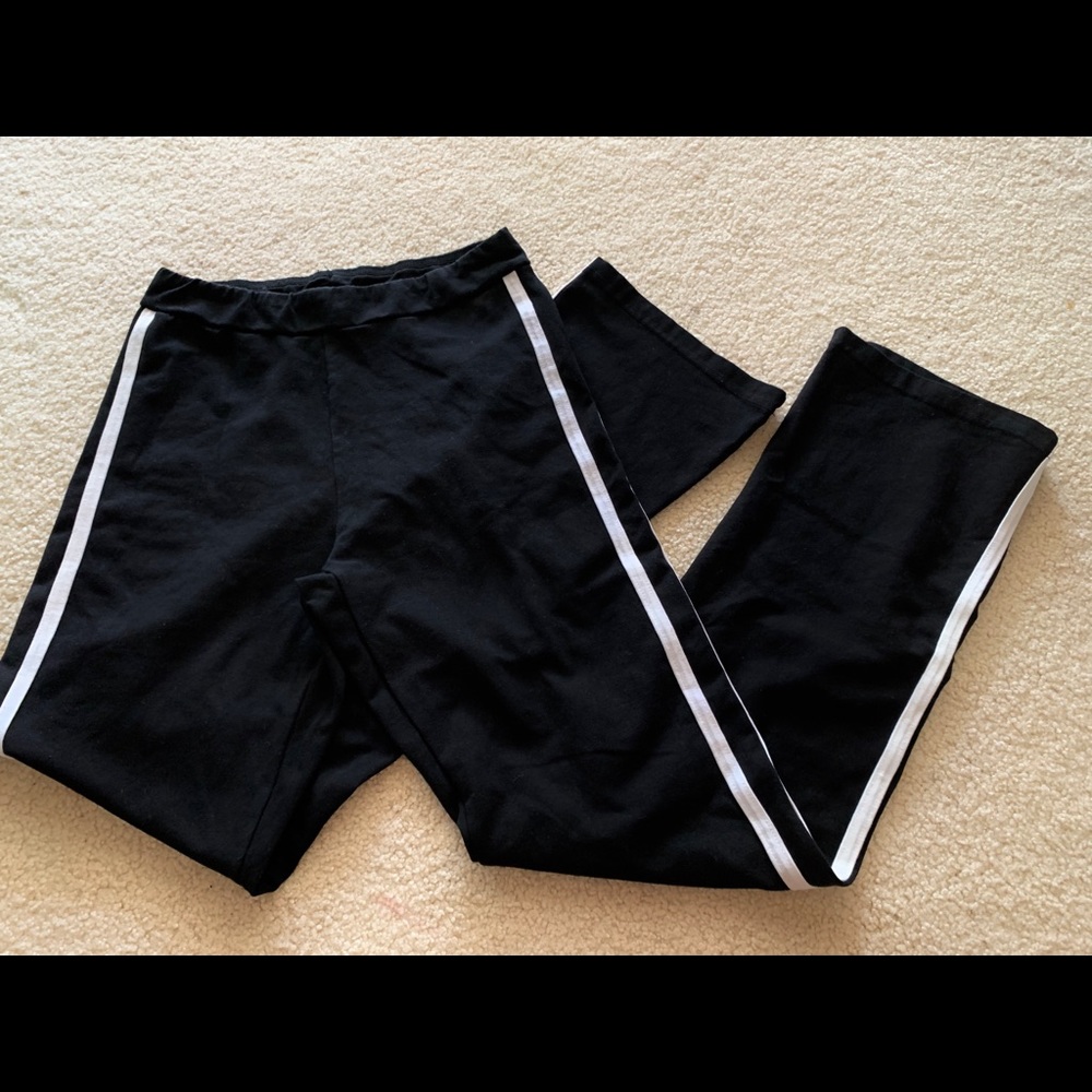 Black flare pants